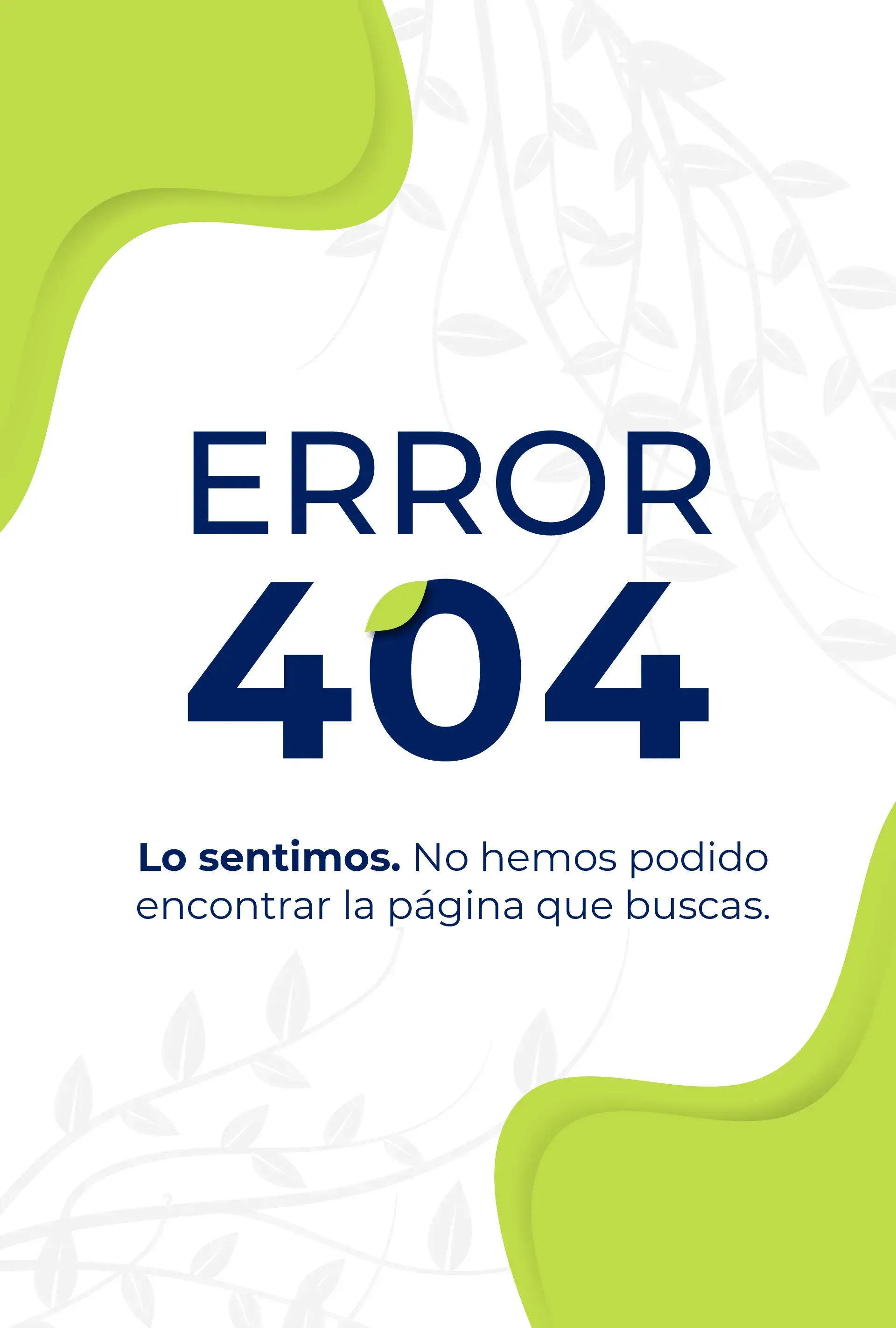 Error 404. Lo sentimos, no hemos podido encontrar la página que buscas.