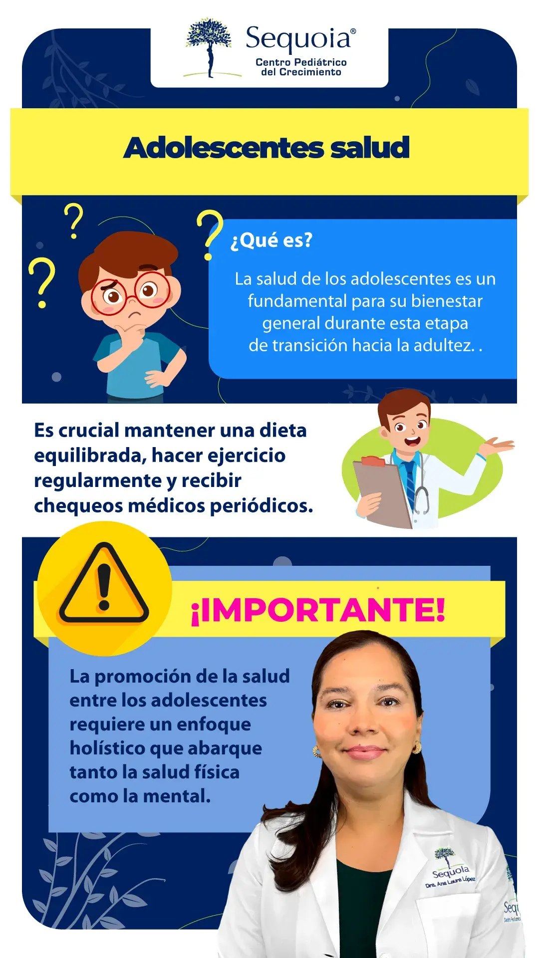 La salud en los adolescentes - infografía