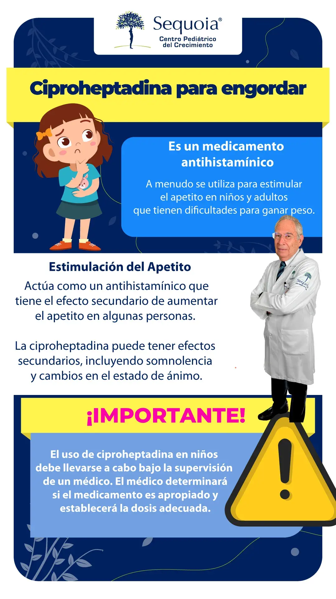 Ciproheptadina para engordar - infografía