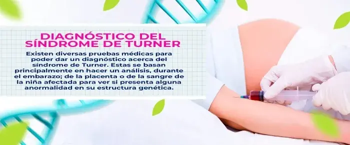Las pruebas médicas para el diagnóstico del síndrome de Turner son durante el embarazo.